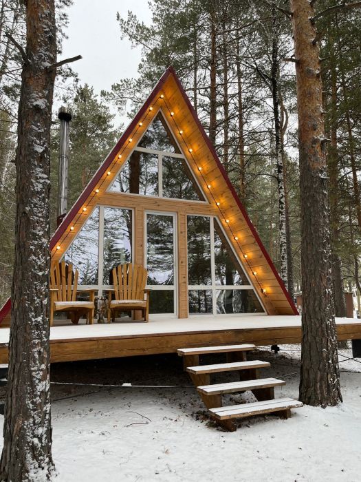 Evler A-FRAME "İki Nehir"